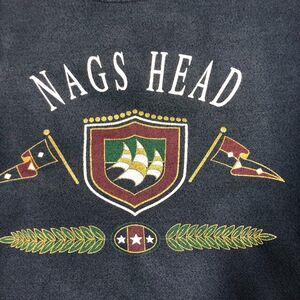 VINTAGE Nags Head Sweatshirt Unisex Blue Crewneck NC USA Yacht Sailing